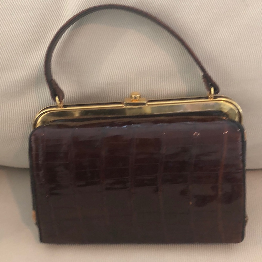 Vintage Crocodile Purse